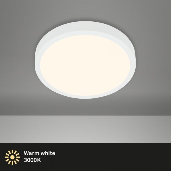 Briloner 3700-016 - LED Stropné svietidlo RUNA LED/16W/230V 3000K pr. 28 cm biela