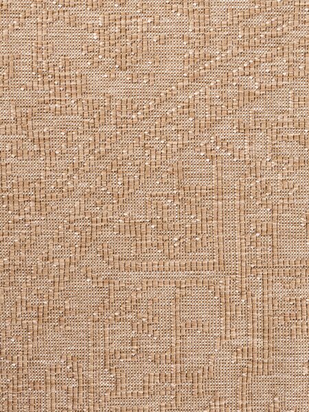 NORTHRUGS , Kusový koberec Duet Kona 106250 Beige/White kruh - na von aj na doma, 160x160 (priemer) kruh, béžová, chodba / predsieň