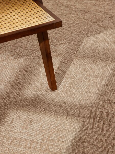 NORTHRUGS , Kusový koberec Duet Kona 106250 Beige/White - na von aj na doma, 120x170, béžová, chodba / predsieň