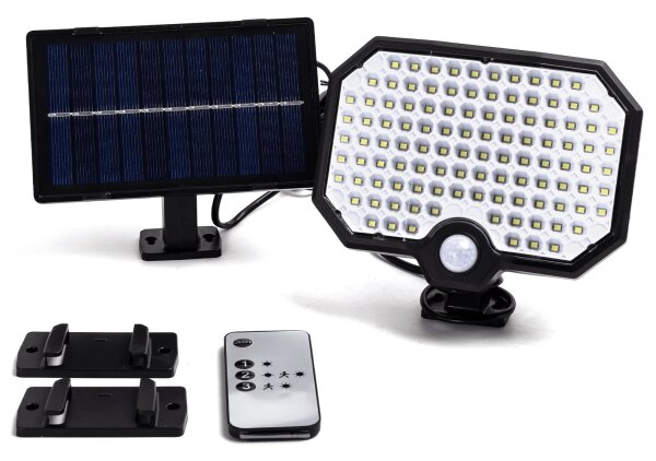 Aigostar - LED Solárne svietidlo so senzorom pohybu LED/2,4W/3,7V IP65