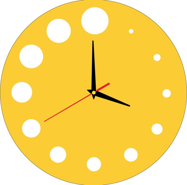 Nástenné hodiny do kuchyne okrúhle | HANZREFT: Čierna Ral 9005 Čierne ručičky 30 cm 3052-13263 X0030-3D HEU-