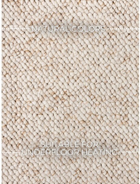 Krémovobiely prateľný koberec 80x150 cm Rocco Cream – Elle Decoration