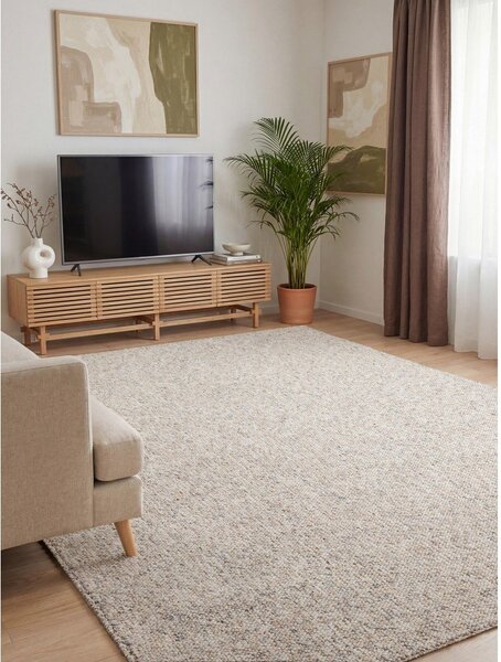 Sivokrémový prateľný koberec 160x230 cm Rocco Dark Cream – Elle Decoration