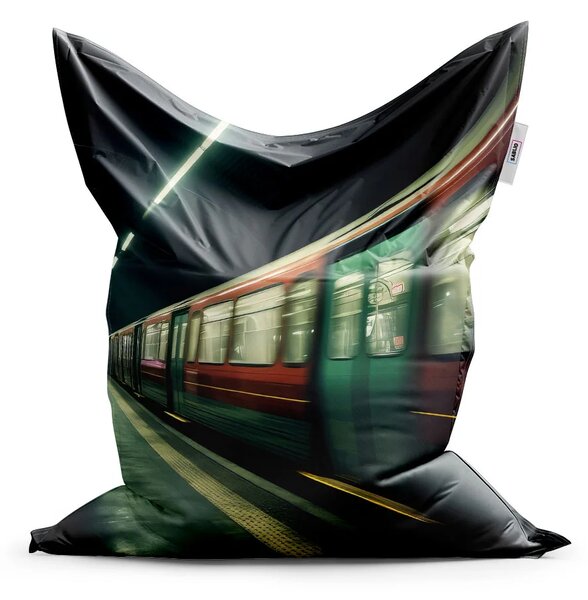 Sablio Sedací vak Metro na tmavej stanici - 150x100 cm