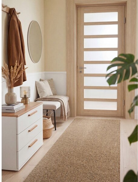 Svetlohnedý prateľný behúň 80x240 cm Rocco Caramel – Elle Decoration