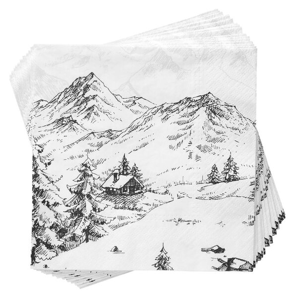 APRES Papierové obrúsky Alpy