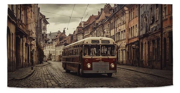 Sablio Uterák Historický autobus - 30x50 cm
