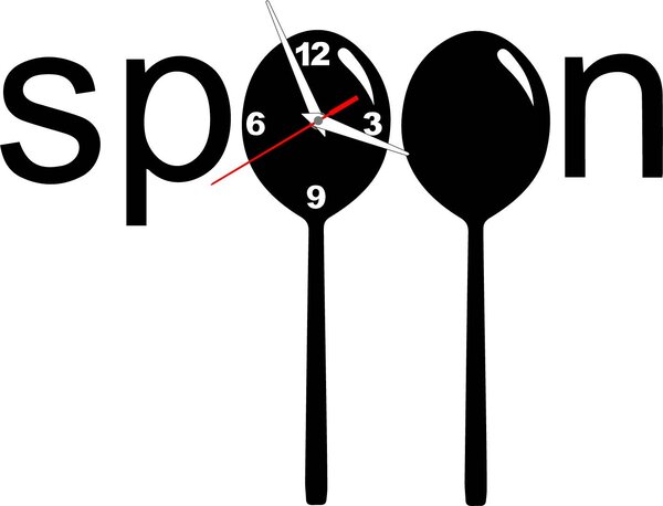 Štýlové nástenné hodiny - Boston: Čierna Ral 9005 Čierne ručičky 3150-15186 X0084-Trendige Wanduhr HEU-