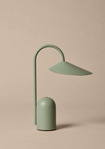 Ferm Living Prenosná lampa Arum, tea green 1104271023