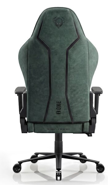 Látková herná stolička čierno-zelená Diablo X-One 2.0 Forest Green King