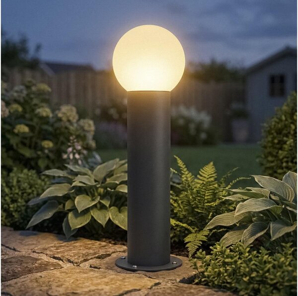 Kanlux 46083 - Vonkajšie svietidlo STONO 1xE27/15W/230V 50 cm IP65 antracit