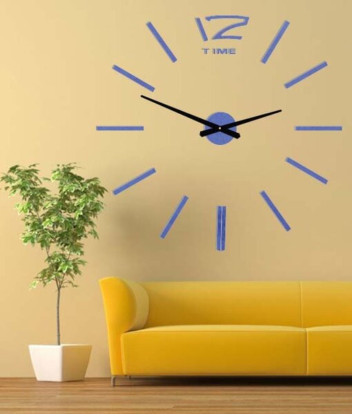 Drevené nástenné hodiny z preglejky - HONEYX: Čierne ručičky Prírodná preglejka - Topoľ natural 80 cm 3304-17751 12D003 PLYWOOD