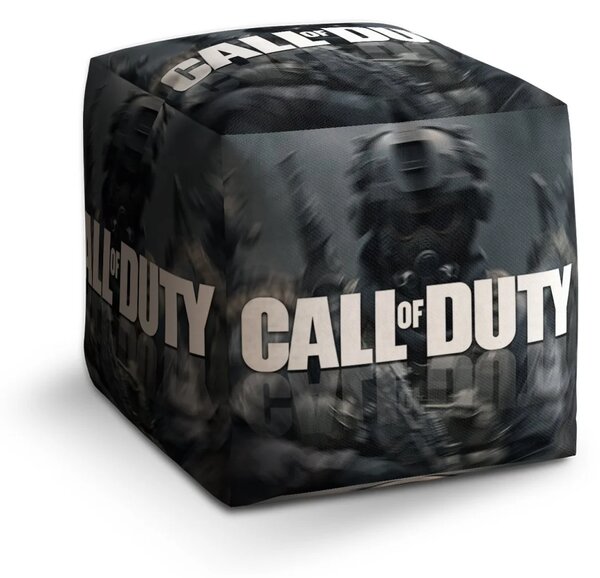 Sablio Taburet Cube Call of Duty Vojak - 40x40x40 cm