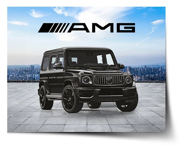 Sablio Plagát AMG auto - 60x40 cm