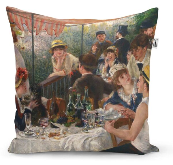 Sablio Vankúš Raňajky veslárov - Auguste Renoir - 40x40 cm