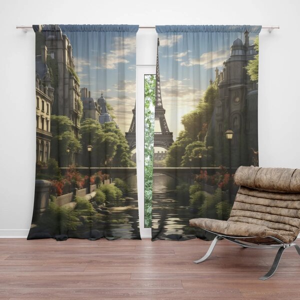 Sablio Záves Paríž Eiffelova veža Art: 2ks 140x250cm