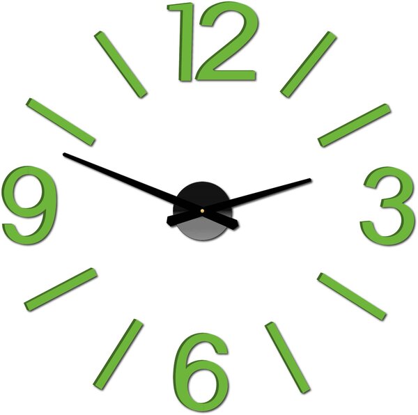 Nástenné hodiny do kuchyne | AUKRO: Čierna Ral 9005 Farba čierna RAL 9005 80 cm 3441-22134 X0067-Wall clock 2D HEU+