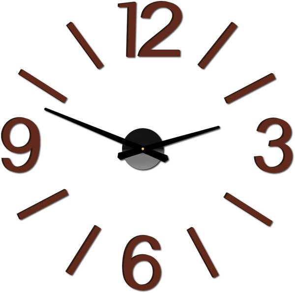 Nástenné hodiny do kuchyne | AUKRO: Čierna Ral 9005 Farba čierna RAL 9005 80 cm 3441-22134 X0067-Wall clock 2D HEU+