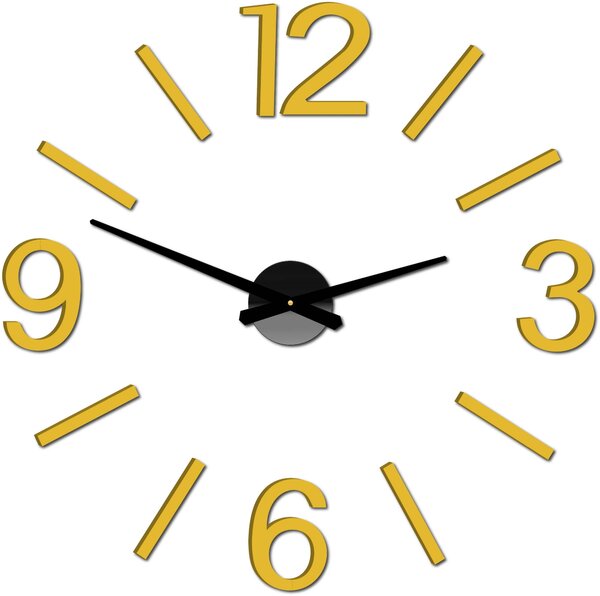 Nástenné hodiny do kuchyne | AUKRO: Čierna Ral 9005 Farba čierna RAL 9005 80 cm 3441-22134 X0067-Wall clock 2D HEU+
