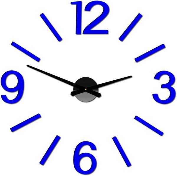 Nástenné hodiny do kuchyne | AUKRO: Čierna Ral 9005 Farba čierna RAL 9005 80 cm 3441-22134 X0067-Wall clock 2D HEU+