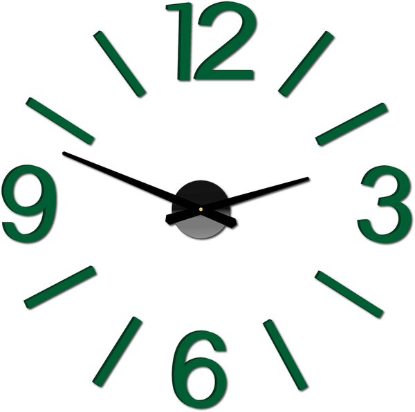 Nástenné hodiny do kuchyne | AUKRO: Čierna Ral 9005 Farba čierna RAL 9005 80 cm 3441-22134 X0067-Wall clock 2D HEU+