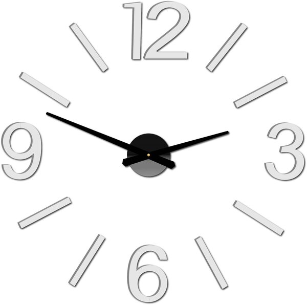 Nástenné hodiny do kuchyne | AUKRO: Čierna Ral 9005 Farba čierna RAL 9005 80 cm 3441-22134 X0067-Wall clock 2D HEU+