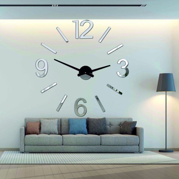Nástenné hodiny do kuchyne | AUKRO: Čierna Ral 9005 Farba čierna RAL 9005 80 cm 3441-22134 X0067-Wall clock 2D HEU+