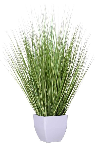 Umelá tráva v kvetináči ZEBRA, plast, výška 60 cm, zelená