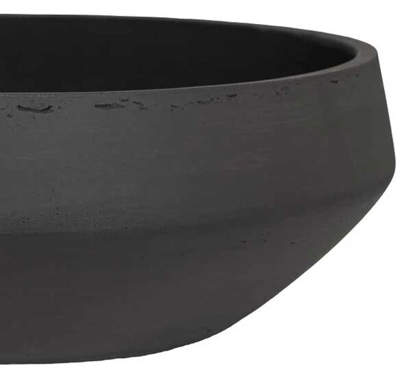 Dekoračná misa SKRELLE, vláknocement, 36x13 cm, antracit