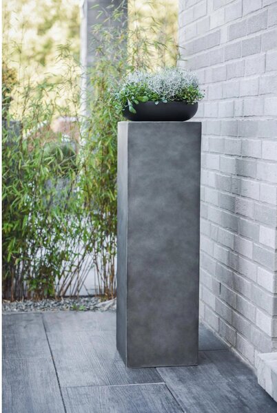 Podstavec PODEST, sklolaminát, výška 100 cm, betón design antracit