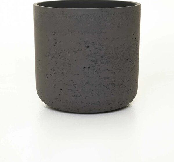Kvetináč CHICO, sklolaminát, výška 24 cm, antracit