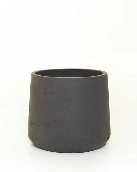 Kvetináč TROPICO, sklolaminát, výška 20 cm, antracit