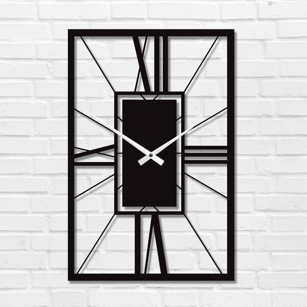 Karlsdesign.sk - Luxusné hodiny na stenu - MTL - 50x34 , Strieborná
