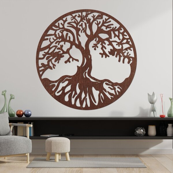 Obraz strom života prírodná elegancia | CHROAY: Preglejka Topoľ - Honey 3071 40 cm 3536-81554 PR0154