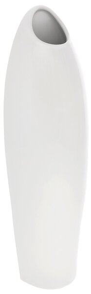 Keramická Váza Tonja, biela, 13 x 43 x 11 cm