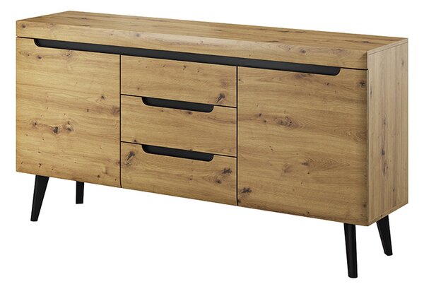 PROFI obývacia stena NORDI dub artisan