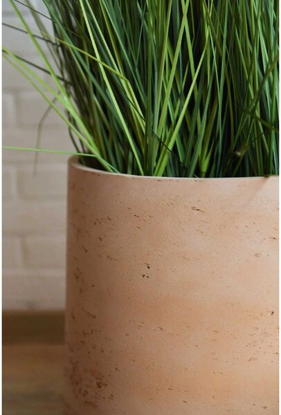 Kvetináč TROPICO, sklolaminát, výška 38 cm, oranžová