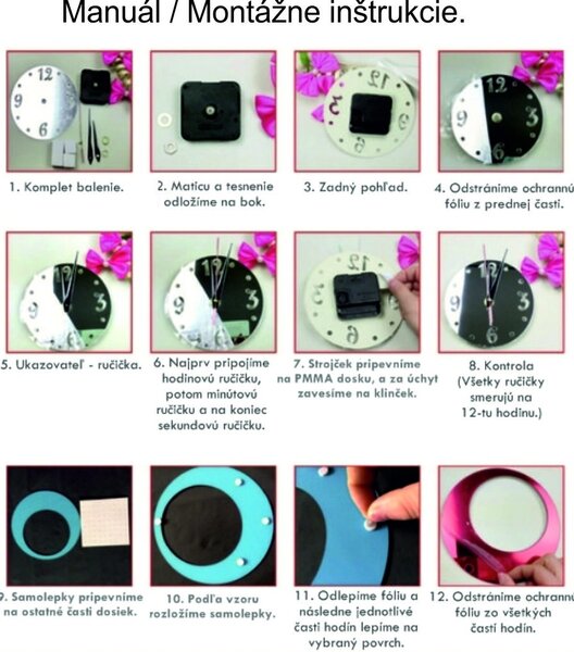 Nástenné hodiny do obývačky SWITCH IA091S čierne: Čierna Ral 9005 Čierne ručičky 3584-26503 IA-091-S 114-S 113-S HEU+