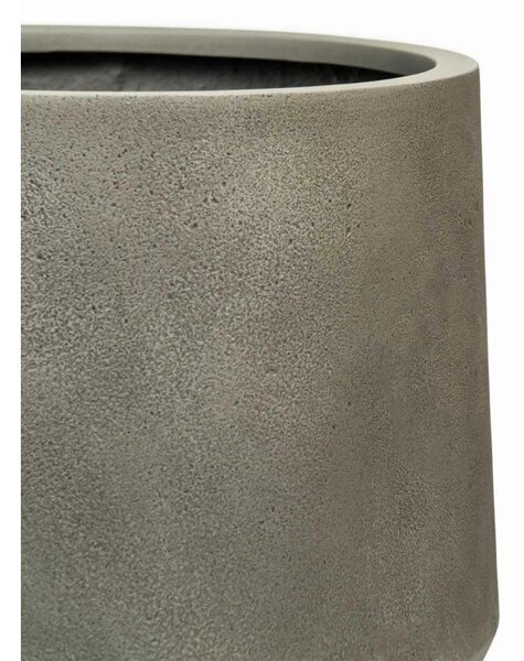 Dizajnový kvetináč NEXORA, sklolaminát, 54x48 cm, sivý