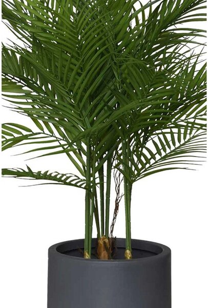 Umelá palma v kvetináči AREKA, plast, výška 90 cm, zelená