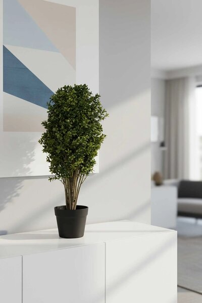 Umelý buxus BUXA, plast, výška 70 cm, zelený
