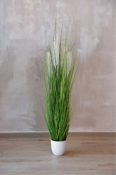 Umelá tráva PAMPAS, plast, výška 120 cm, zelená