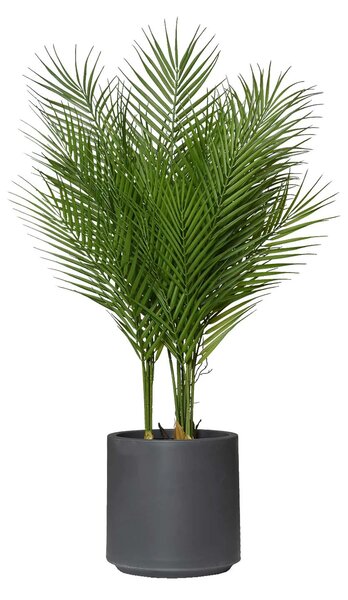 Umelá palma v kvetináči AREKA, plast, výška 90 cm, zelená