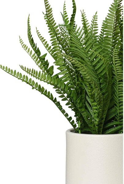 Umelá papraď v kvetináči IRATZEA, plast, výška 55 cm, zelená