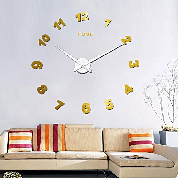 STYLESA Nástenné hodiny zrkadlo čísla SZ047 DIY NOSPEN silver: Čierna Ral 9005 Farba čierna RAL 9005 80 cm 3731-34575 12SZ047 HEU-