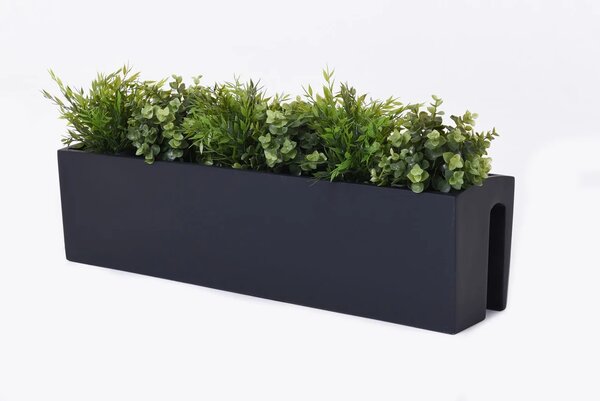 Balkónový hrantík BALKONA CLASSIC, sklolaminát, šírka 80 cm, antracit