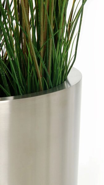 Okrasný kvetináč RONDO, výška 90 cm, brúsený nerez