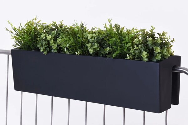 Balkónový hrantík BALKONA CLASSIC, sklolaminát, šírka 80 cm, antracit