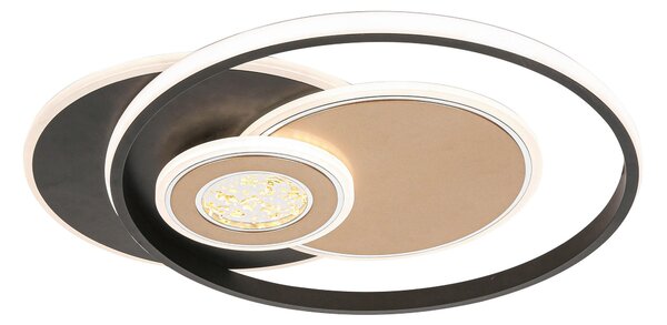 STROPNÉ LED SVIETIDLO, 49,5/42/6 cm Novel - Online Only bytové doplnky, Online Only
