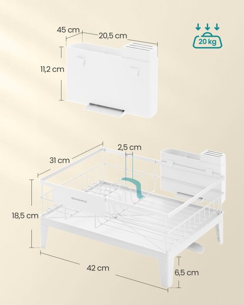 Odkvapkávač na riad KCS550WG01